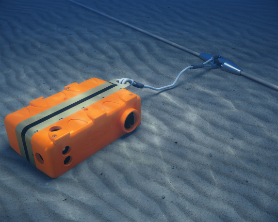 GPR product in seabed underwater 3D image