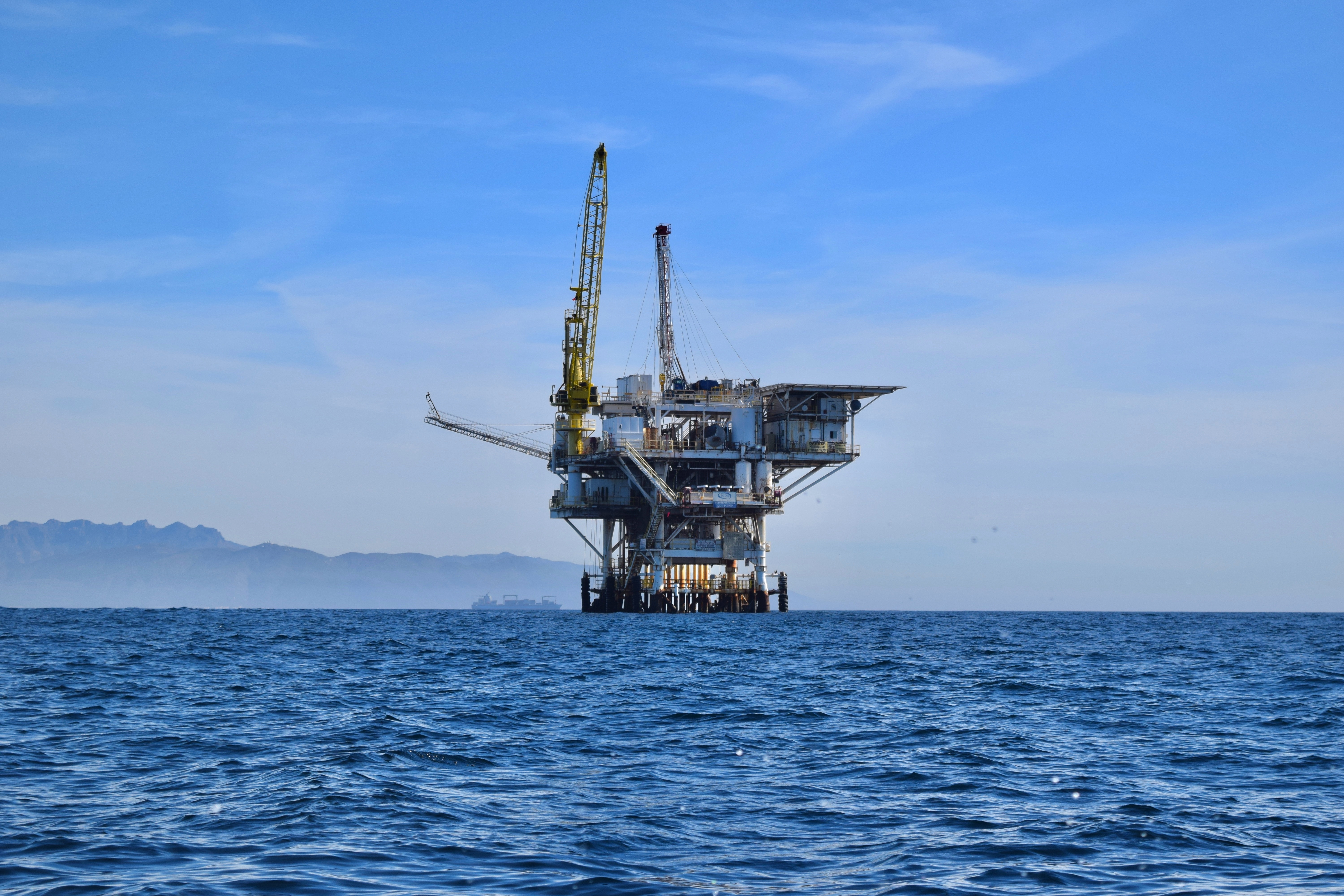 offshore platform on sea