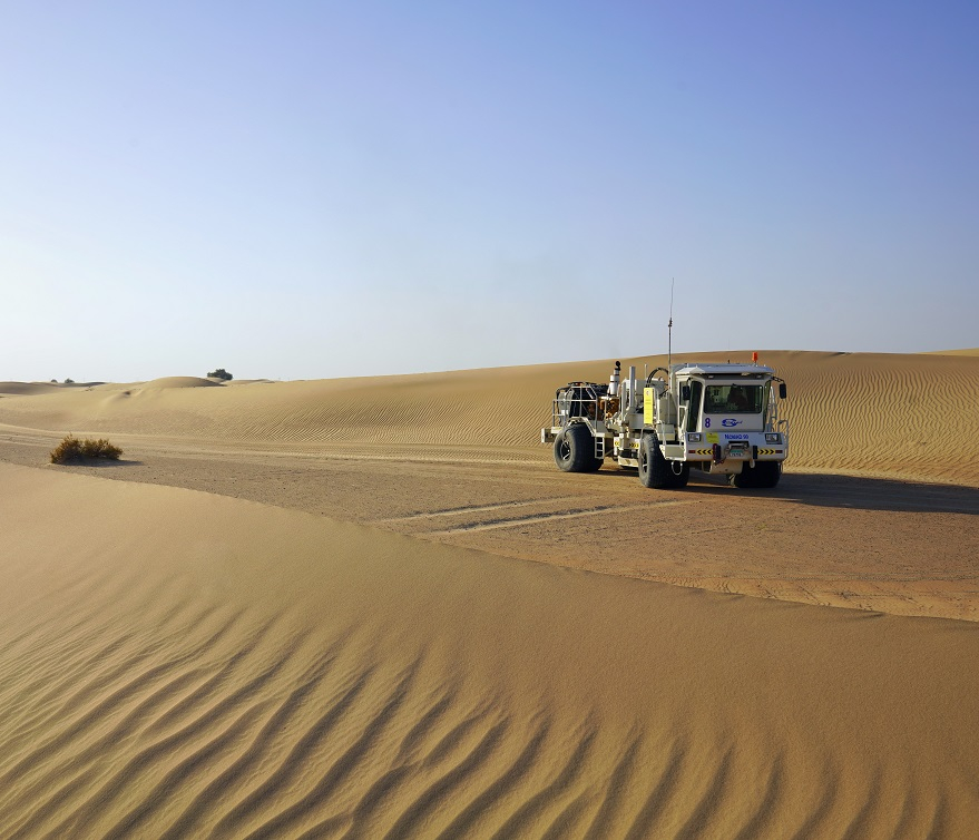 nomad in action desert