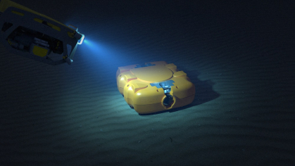 Sercel's OBN GPR3000 laying deep in the ocean bottom
