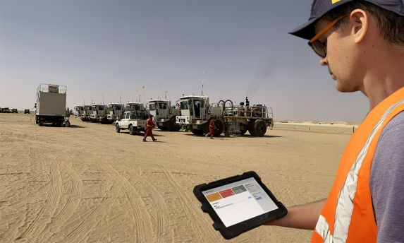 VE564 and Nomad in a seismic survey