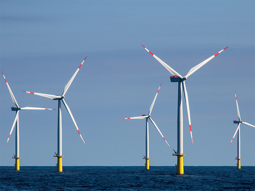 wind turbine field offshore